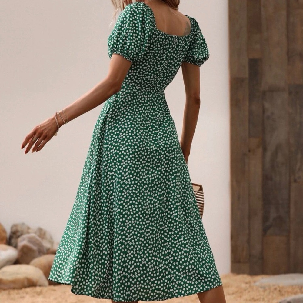 Ditsy Floral Print Dress - Picture 3 of 3